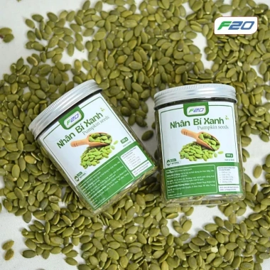 Nhân hạt bí xanh sấy chín lon PET 500g/250g - Đặc sản Ấn Độ, giá chỉ 45.000 VND