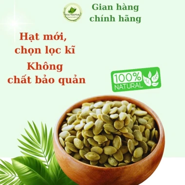 Nhân Hạt Bí Xanh Sống Đã Tách Vỏ – Sữa Hạt Tăng Cường Sức Khỏe, Đóng Tùi 100g‑500g Giá Ưu Đãi 25.900₫