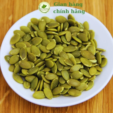 Nhân hạt bí xanh sống tách vỏ, sữa hạt đóng túi 100-500g - Giá chỉ 26.000 VND 9