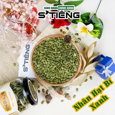 Nhân Hạt Bí Xanh Tươi Sống STIÊNG - Giảm 20% - 29.160₫, Hương vị tự nhiên, Dinh dưỡng tối ưu