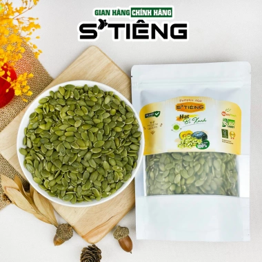 Nhân Hạt Bí Xanh Tươi Sống STIÊNG - Giảm 20% - 29.160₫, Hương vị tự nhiên, Dinh dưỡng tối ưu