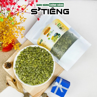 Nhân Hạt Bí Xanh Tươi Sống STIÊNG - Giảm 20% - 29.160₫, Hương vị tự nhiên, Dinh dưỡng tối ưu