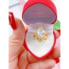 Nhẫn hạt dưa đa màu mặt xanh đỏ trắng - Giá gốc 120.960đ, giảm còn 96.000đ 2
