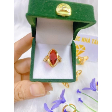 Nhẫn hạt dưa đa màu mặt xanh đỏ trắng - Giá gốc 120.960đ, giảm còn 96.000đ 3 Nhẫn hạt dưa đa màu mặt xanh đỏ trắng - Giá gốc 120.960đ, giảm còn 96.000đ 3