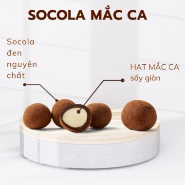 Nhân Hạt Macca Phủ Socola Nông Sản Sạch 300g - Giá ưu đãi 359.000đ