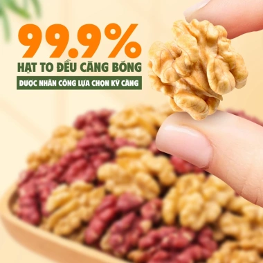 Nhân Hạt Óc Chó Son Nuts 450g - Omega 3 giàu, tốt tim mạch, phù hợp bà bầu & bé, giảm 22% 192.000₫ 2
