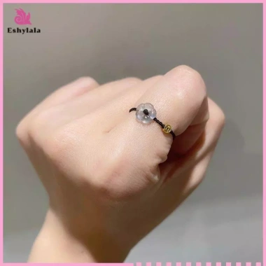 Nhẫn hoa tối giản Eshylala - Trang sức đám cưới sang trọng, giảm còn 35.860₫
