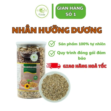 Nhân Hướng Dương Nga Sấy Chín 500g - Giá 48.000 VND, Giảm 21% - Thơm ngon, giàu dinh dưỡng, an toàn cho sức khỏe