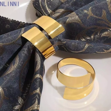 Nhẫn Khăn Ăn NLINNI Kim Loại Mạ Vàng/Bạc Bền Đẹp Hình Chữ Thập - Giá 44.280₫