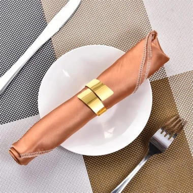 Nhẫn Khăn Ăn NLINNI Kim Loại Mạ Vàng/Bạc Bền Đẹp Hình Chữ Thập - Giá 44.280₫