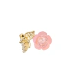 Nhẫn kim cương Camellia điều chỉnh size - phong cách mới, thời trang cho CU68 5