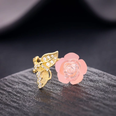Nhẫn kim cương Camellia điều chỉnh size - phong cách mới, thời trang cho CU68 7 Nhẫn kim cương Camellia điều chỉnh size - phong cách mới, thời trang cho CU68 7