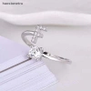 Nhẫn kim cương giả 26 chữ cái có thể điều chỉnh - thời trang nữ, quà tặng 13