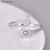 Nhẫn kim cương giả 26 chữ cái có thể điều chỉnh - thời trang nữ, quà tặng 15