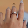 Nhẫn kim cương Moissanite 6.5 ly GRA Mỹ - DUYSON SILVER bạc Ý 925 mạ vàng trắng nữ, chỉ 920.000₫ 4