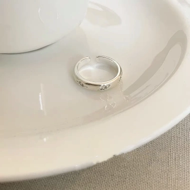 Nhẫn Kim Loại Cao Cấp Bản To Màu Gold - Phong Cách Hàn Quốc, Phù Hợp Dự Tiệc Sự Kiện - Giảm Giá Đặc Biệt 21.000 VND 5