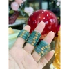 Nhẫn lam ngọc bọc sen - Giấy đám bảo, thiết kế tinh tế, giá chỉ 599.000₫ 2