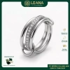 Nhẫn LEANA Ring phong cách nữ ánh sáng cao zirconia hai màu giảm còn 427.900₫