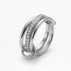 Nhẫn LEANA Ring phong cách nữ ánh sáng cao zirconia hai màu giảm còn 427.900₫ 10