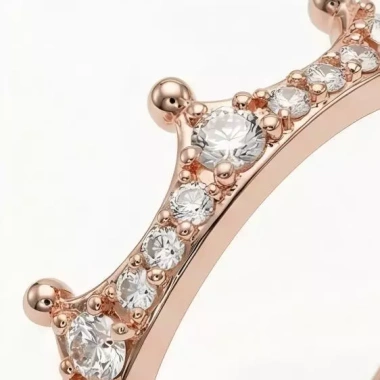 Nhẫn Lena thời trang nữ vương miện đá zirconia trong suốt - Sang trọng, giá ưu đãi 427.900₫