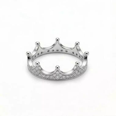 Nhẫn Lena thời trang nữ vương miện đá zirconia trong suốt - Sang trọng, giá ưu đãi 427.900₫
