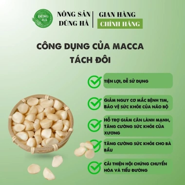 Nhân Mắc Ca Vỡ Đôi Loại 1 - Hạt Bùi Ngậy, Tiện Lợi, Tặng Táo Đỏ và Óc Chó, Tốt Cho Sức Khỏe 3 Nhân Mắc Ca Vỡ Đôi Loại 1 - Hạt Bùi Ngậy, Tiện Lợi, Tặng Táo Đỏ và Óc Chó, Tốt Cho Sức Khỏe 3