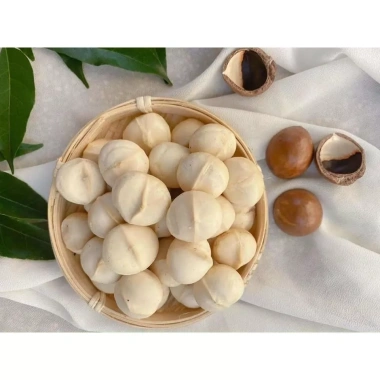 Nhân Macca 500g Nguyên Hạt Tách Vỏ Sấy Chín Vỡ Đôi Thơm Giòn Béo - PitiFood 80k