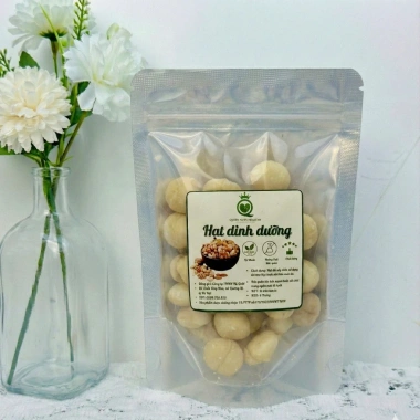 Nhân Macca 500g Nguyên Hạt Tách Vỏ Sấy Chín Vỡ Đôi Thơm Giòn Béo - PitiFood 80k