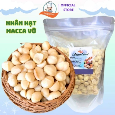 Nhân Macca Bể Đôi 500gr Sấy Lạnh Ăn Liền - Hạt Tách Vỏ Hữu Cơ Lâm Đồng SaiGon 615.600₫