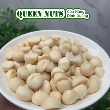 Nhân macca Đăk Lăk vỡ chín sạch thơm béo 500gr hút chân không Giá 89.000 VND