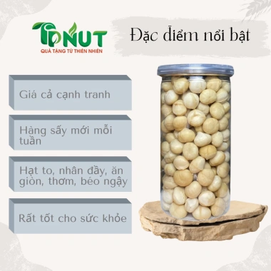 Nhân Macca ĐăkLăk Sấy Chín 500g/250g - Giá Ưu Đãi 379.000₫, Thơm Ngon 2 Nhân Macca ĐăkLăk Sấy Chín 500g/250g - Giá Ưu Đãi 379.000₫, Thơm Ngon 2