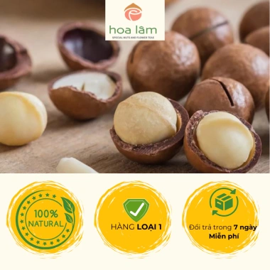 Nhân macca sấy lạnh Hoa Lâm 500g - Giàu dinh dưỡng, làm sữa hạt, nấu ăn, giá 530.000₫ 4