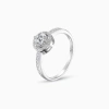 Nhẫn Moissanite 0,5ct Caterina Diamond Solitaire Pavé DR025 - Kiểm định GRA, giảm giá 22% chỉ 1.55 triệu 4
