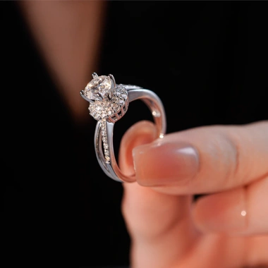 Nhẫn Moissanite 0,8 Carat Caterina Solitaire DR018 - Kiểm định GRA, 1,650,000₫ 6