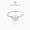 Nhẫn Moissanite 1 Carat Caterina DR011 Kiểm định GRA - Solitaire sang trọng cho đám cưới, giảm còn 1.55 triệu