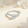 Nhẫn Moissanite 1 Carat Caterina DR011 Kiểm định GRA - Solitaire sang trọng cho đám cưới, giảm còn 1.55 triệu 4
