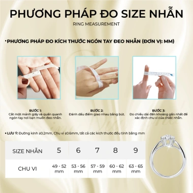 Nhẫn Moissanite 1 Carat Caterina DR011 Kiểm định GRA - Solitaire sang trọng cho đám cưới, giảm còn 1.55 triệu 8 Nhẫn Moissanite 1 Carat Caterina DR011 Kiểm định GRA - Solitaire sang trọng cho đám cưới, giảm còn 1.55 triệu 8