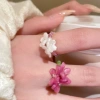 Nhẫn nghệ thuật họa tiết cầu vòng châu Âu - Thiết kế độc đáo, quà sang trọng cho nữ 5