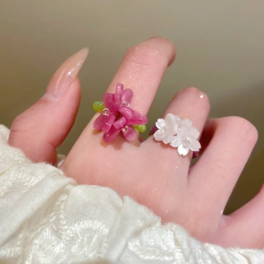 Nhẫn nghệ thuật họa tiết cầu vòng châu Âu - Thiết kế độc đáo, quà sang trọng cho nữ