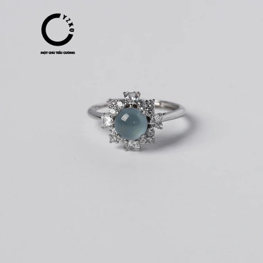 Nhẫn Ngọc Phỉ Thúy Guatemala Băng Tự Nhiên J56A - Trong Suốt Như Băng, Giá 1.160.000₫