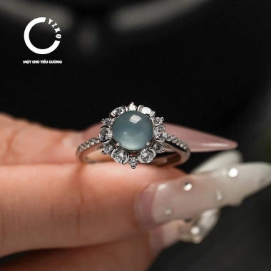 Nhẫn Ngọc Phỉ Thúy Guatemala Băng Tự Nhiên Loại A YZXQ - Vẻ Đẹp Trong Trẻo, Giá ưu đãi 988.000 VND
