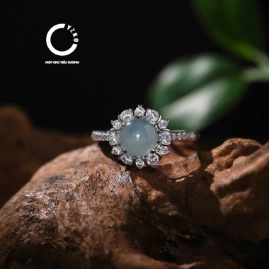 Nhẫn Ngọc Phỉ Thúy Guatemala Băng Tự Nhiên Loại A YZXQ - Vẻ Đẹp Trong Trẻo, Giá ưu đãi 988.000 VND