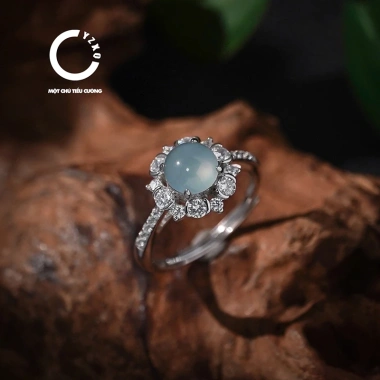 Nhẫn Ngọc Phỉ Thúy Guatemala Băng Tự Nhiên Loại A YZXQ - Vẻ Đẹp Trong Trẻo, Giá ưu đãi 988.000 VND