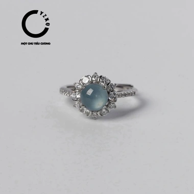 Nhẫn Ngọc Phỉ Thúy Guatemala Băng Tự Nhiên Loại A YZXQ - Vẻ Đẹp Trong Trẻo, Giá ưu đãi 988.000 VND