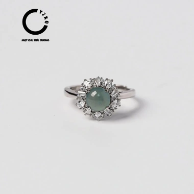 Nhẫn Ngọc Phỉ Thúy tự nhiên loại A Guatemala J26A - Giá ưu đãi 1.098.000 VNĐ 8 Nhẫn Ngọc Phỉ Thúy tự nhiên loại A Guatemala J26A - Giá ưu đãi 1.098.000 VNĐ 8