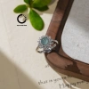 Nhẫn Ngọc Phỉ Thúy Xanh Nước Biển Guatemala Loại A Tự Nhiên - Trong Suốt Như Nước, Giá 1.178.000 VND 4