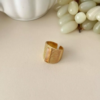 Nhẫn ngón tay hở màu hổ phách cổ điển tự nhiên thanh lịch sang trọng cho bé gái, giá 115.500đ