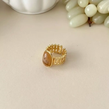 Nhẫn ngón tay hở màu hổ phách cổ điển tự nhiên thanh lịch sang trọng cho bé gái, giá 115.500đ 9 Nhẫn ngón tay hở màu hổ phách cổ điển tự nhiên thanh lịch sang trọng cho bé gái, giá 115.500đ 9