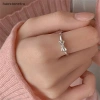 Nhẫn Ngón Tay Nữ Nơ Đơn Giản Mịn Mở và Quà Tặng Bé Gái, Giá Ưu Đãi 37.070₫