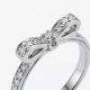 Nhẫn nơ Cube Zirconia sáng bóng - Trang sức tinh tế, giá ưu đãi 284.900₫ 3